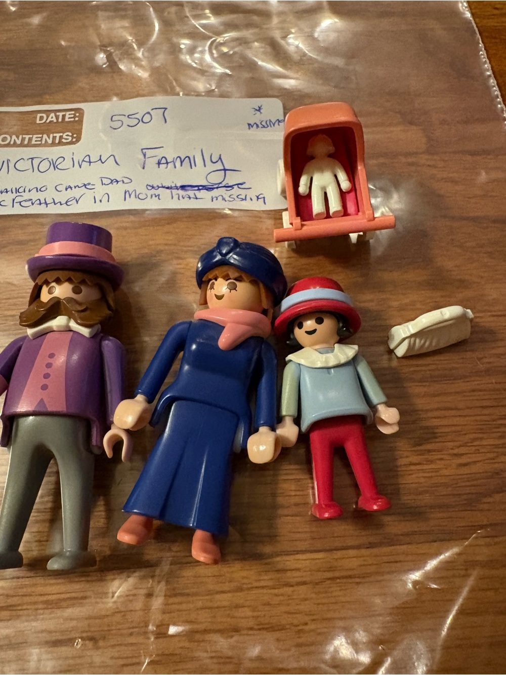 Playmobil Victorian Family Figures 5507 Vintage 1991